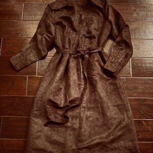 Banana Republic Faux Suede Wrap Dress